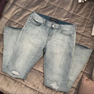Express Mid-rise Bell Flare Jeans